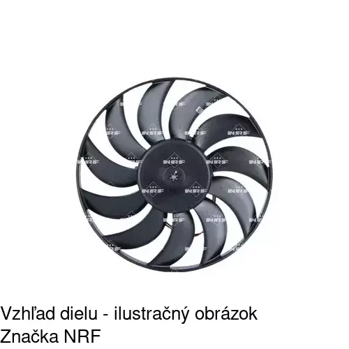 Ventilátor bez krytu / podpery POLCAR 956623U6 - obr. 4