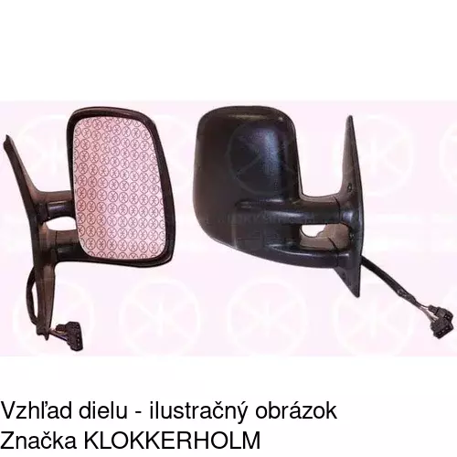 Vonkajšie zrkadlo POLCAR 9566524E - obr. 5