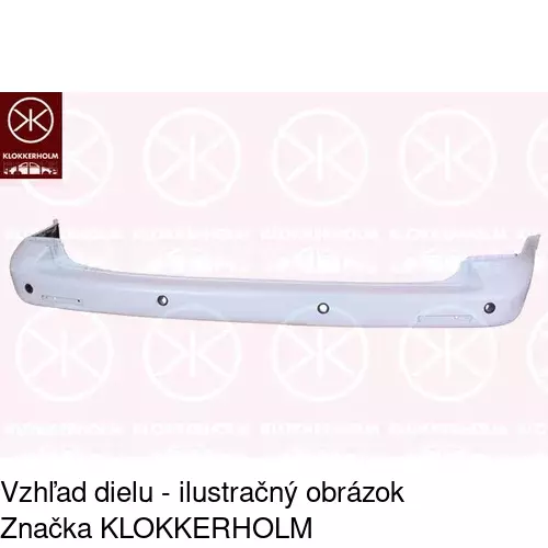 Zadný nárazník POLCAR 956896-2 - obr. 1