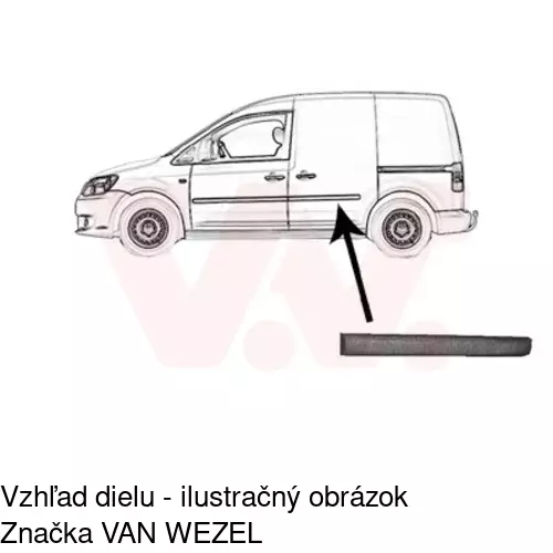 Lišta dverí POLCAR 95750041