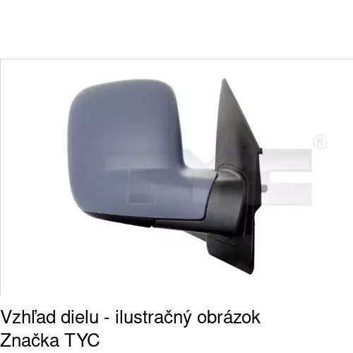 Vonkajšie zrkadlo POLCAR 9575515E