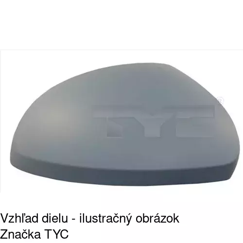 Rám vonkajšieho zrkadla POLCAR 958555PM - obr. 4