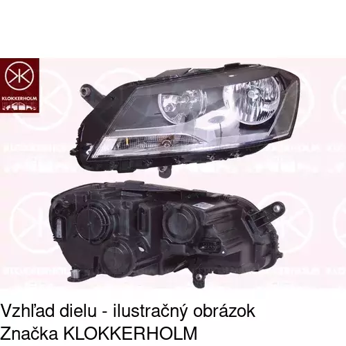 Hlavný reflektor POLCAR 95D110-V - obr. 5