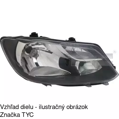 Hlavný reflektor POLCAR 95U110-E - obr. 1