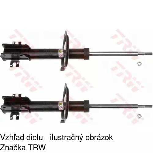 Plynový tlmič POLCAR S010474G - obr. 2