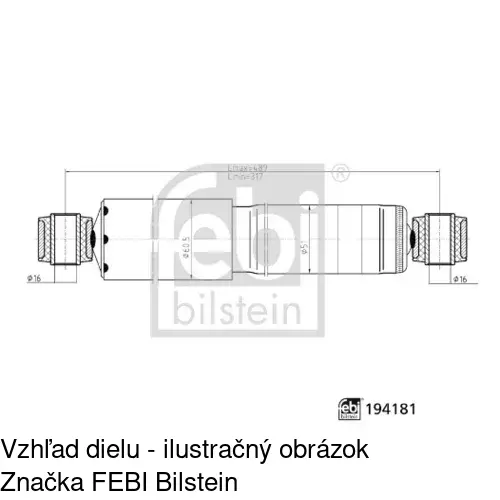 Plynový tlmič POLCAR S011582G - obr. 2