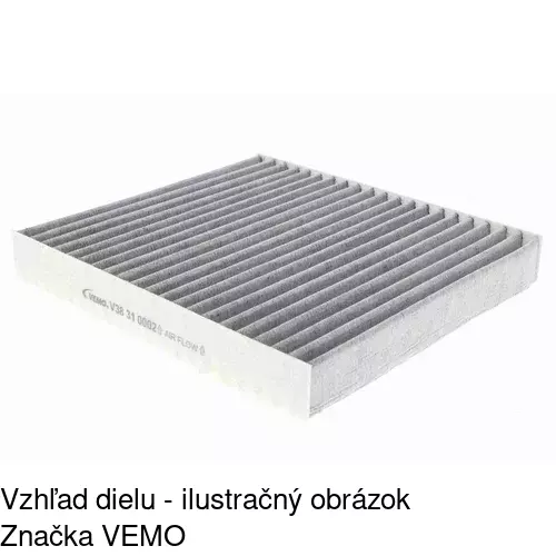 Kabínový filter s uhlíkom POLCAR S11-1017 - obr. 5