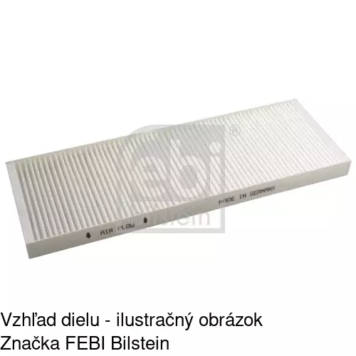 Kabínový filter s uhlíkom POLCAR S11-1046