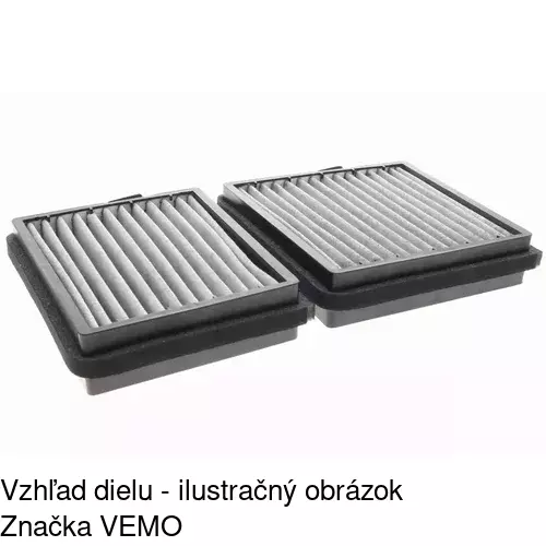 Kabínový filter s uhlíkom POLCAR S11-1056 - obr. 2