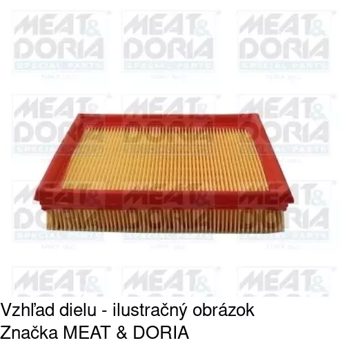 Vzduchový filter POLCAR S11-4006 - obr. 1