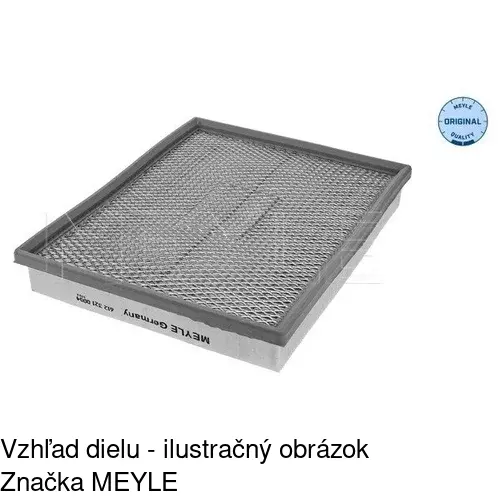 Vzduchový filter POLCAR S11-4014 - obr. 1