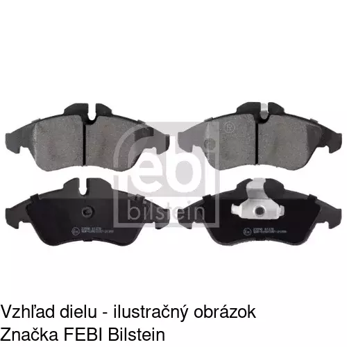 Brzdové dosky POLCAR S70-0008 - obr. 2