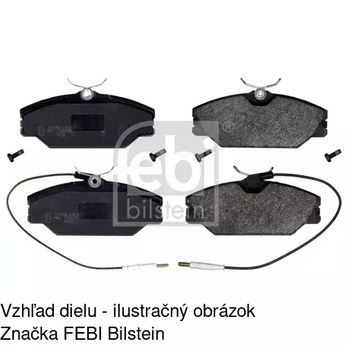 Brzdové dosky POLCAR S70-0019 - obr. 5