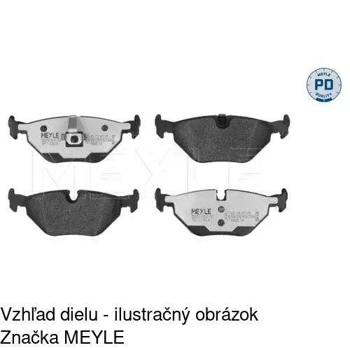 Brzdové dosky POLCAR S70-0032 - obr. 4