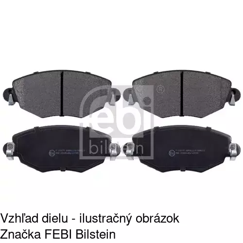 Brzdové dosky POLCAR S70-0053 - obr. 1