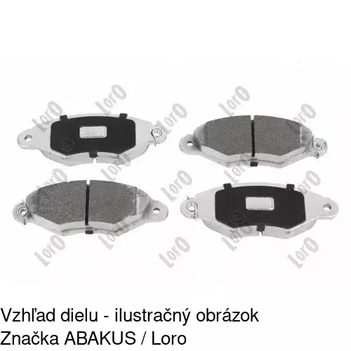 Brzdové dosky POLCAR S70-0070 - obr. 4