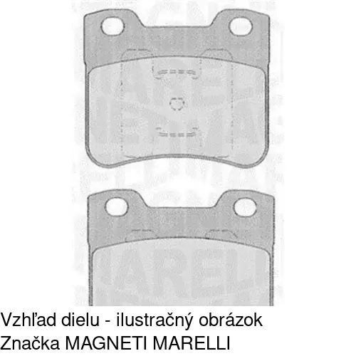 Brzdové dosky POLCAR S70-0134 - obr. 2