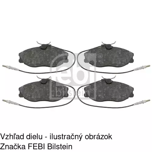 Brzdové dosky POLCAR S70-0147 - obr. 1