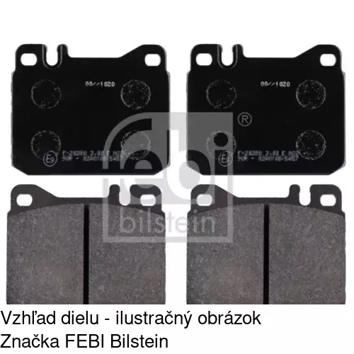 Brzdové dosky POLCAR S70-0152 - obr. 3