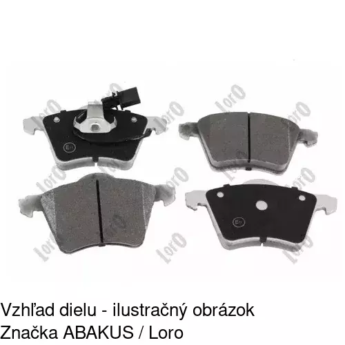 Brzdové dosky POLCAR S70-0167 - obr. 5