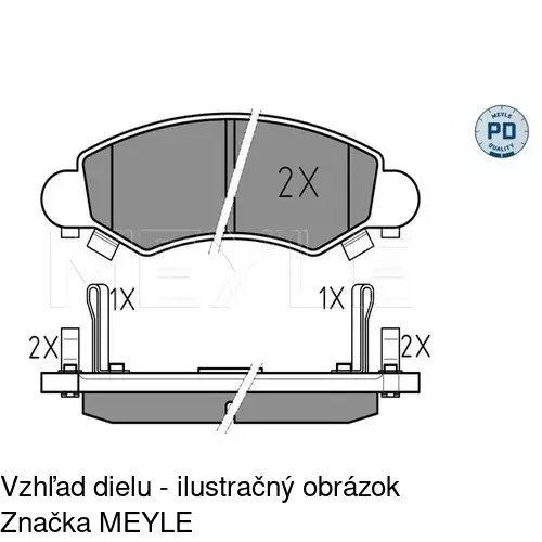 Brzdové dosky POLCAR S70-0183 - obr. 5