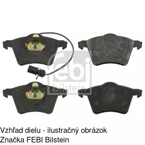 Brzdové dosky POLCAR S70-0228 - obr. 2