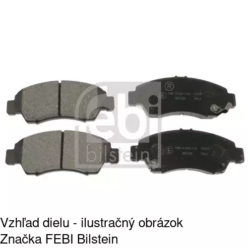 Brzdové dosky POLCAR S70-0232 - obr. 2