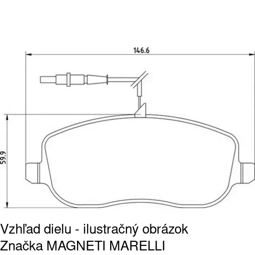 Brzdové dosky POLCAR S70-0250 - obr. 4