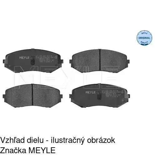 Brzdové dosky POLCAR S70-0256 - obr. 5