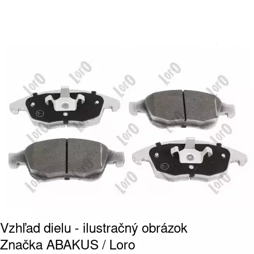 Brzdové dosky POLCAR S70-0270 - obr. 5