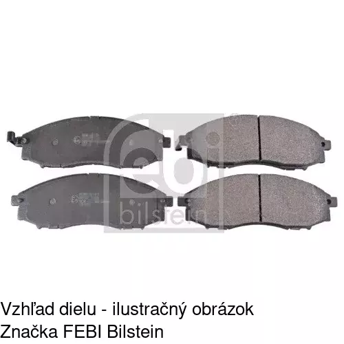 Brzdové dosky POLCAR S70-0279