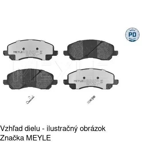 Brzdové dosky POLCAR S70-0281 - obr. 5