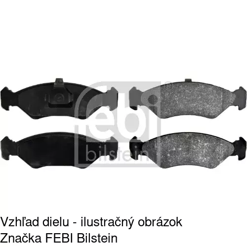 Brzdové dosky POLCAR S70-0291 - obr. 3