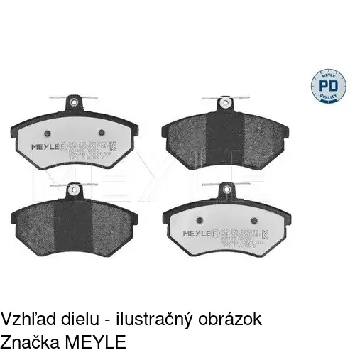 Brzdové dosky POLCAR S70-0407 - obr. 4