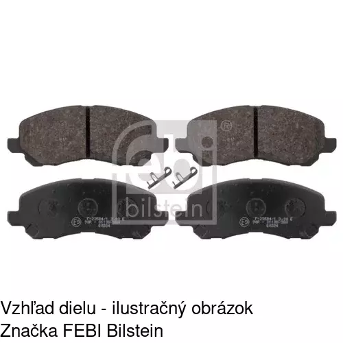 Brzdové dosky POLCAR S70-0444