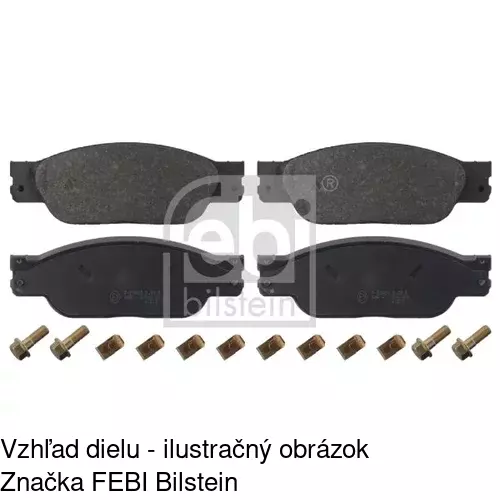 Brzdové dosky POLCAR S70-0448 - obr. 5