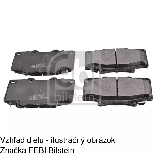 Brzdové dosky POLCAR S70-0454 - obr. 4