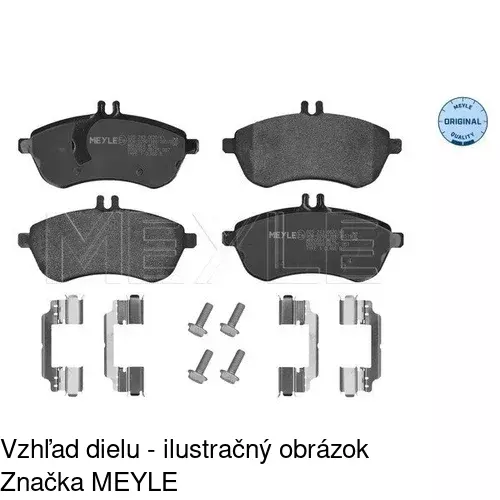 Brzdové dosky POLCAR S70-0459 - obr. 3