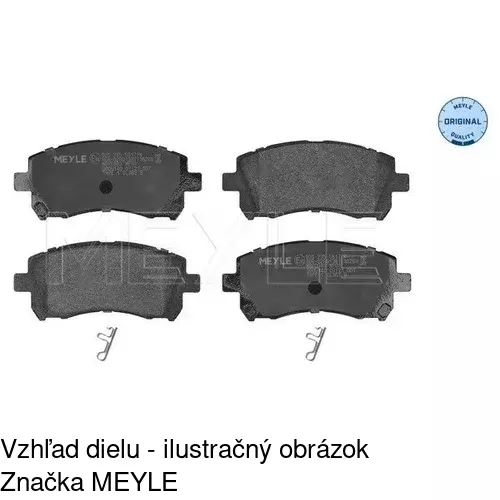 Brzdové dosky POLCAR S70-0469 - obr. 3