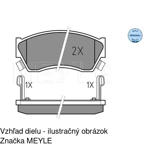 Brzdové dosky POLCAR S70-0476 - obr. 4