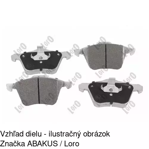 Brzdové dosky POLCAR S70-0478 - obr. 4