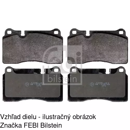 Brzdové dosky POLCAR S70-0491 - obr. 2