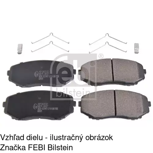 Brzdové dosky POLCAR S70-0494 - obr. 3