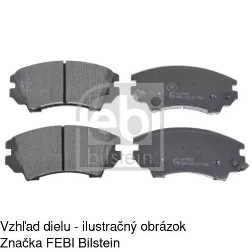 Brzdové dosky POLCAR S70-0520