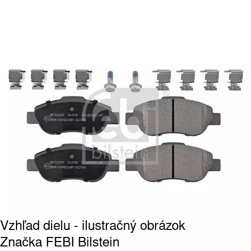 Brzdové dosky POLCAR S70-0547 - obr. 3