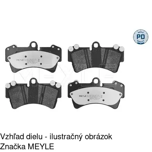 Brzdové dosky POLCAR S70-0603 - obr. 2