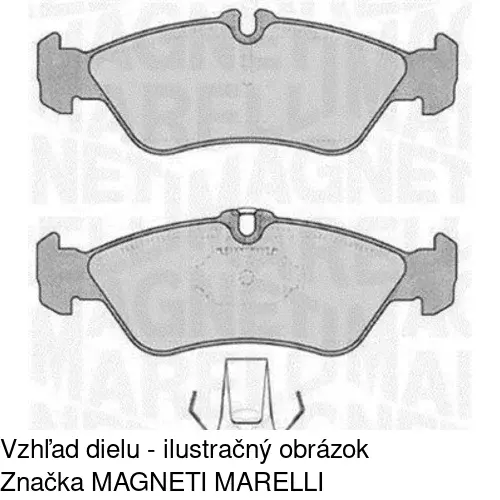 Brzdové dosky POLCAR S70-1060 - obr. 1