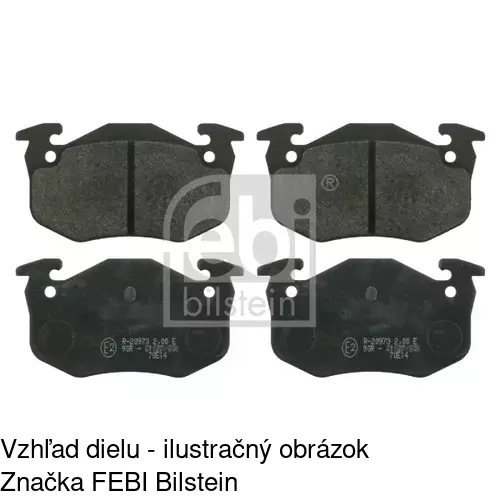 Brzdové dosky POLCAR S70-1103 - obr. 2