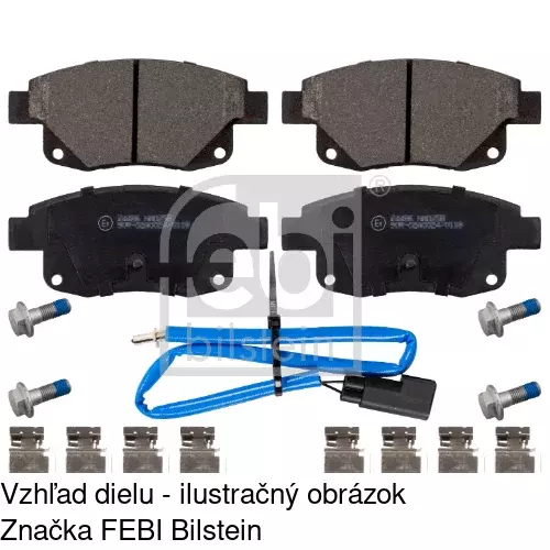 Brzdové dosky POLCAR S70-1218 - obr. 2