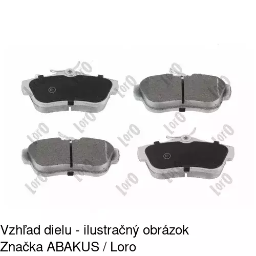 Brzdové dosky POLCAR S70-1235 - obr. 4